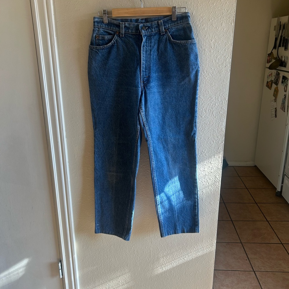 Levi's white label vintage high rise medium wash Jeans 30 waist 24 inseam PA-021